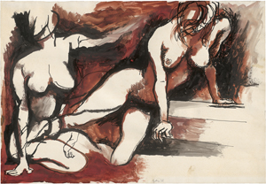 Lot 7261, Auction  125, Guttuso, Renato, Ohne Titel (Aktstudie)