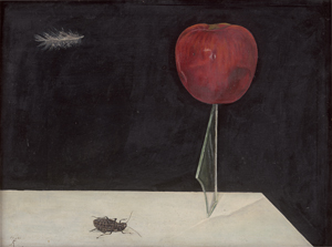 Lot 7262, Auction  125, Köthe, Fritz, Apfel und Glasscherbe