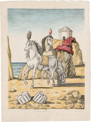 Lot 7293, Auction  125, Chirico, Giorgio de, I cavalli di Achille