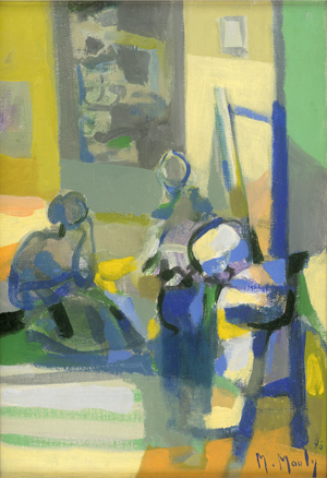 Lot 7309, Auction  125, Mouly, Marcel, Le Chevalet bleu