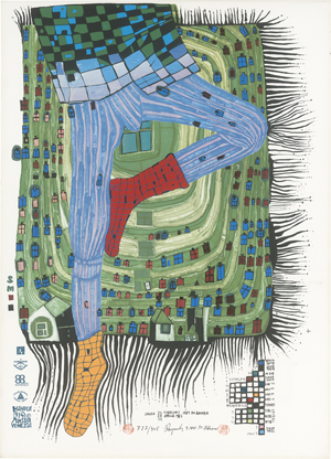 Lot 7319, Auction  125, Hundertwasser, Friedensreich, In Gamba