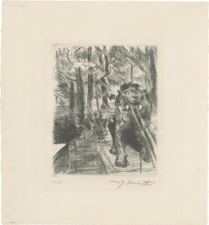 Lot 8031, Auction  125, Corinth, Lovis, Löwenbrücke