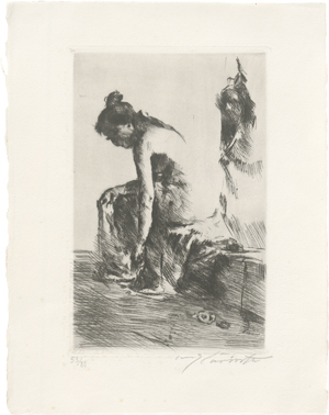 Lot 8033, Auction  125, Corinth, Lovis, Susanna im Bade