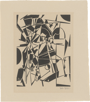 Lot 8036, Auction  125, Dexel, Walter, Sternenbrücke (Abstrakte Komposition)