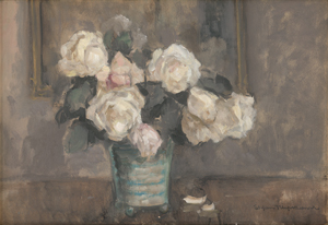 Lot 8044, Auction  125, Filipkiewicz, Stefan, Stilleben mit weiße Rosen