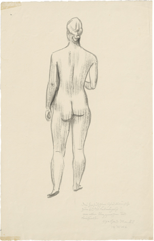 Lot 8116, Auction  125, Marcks, Gerhard, Weiblicher Rückenakt