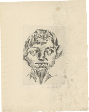 Lot 8127, Auction  125, Meidner, Ludwig, Frau Eugen Klöpfer