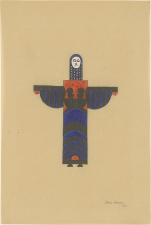 Lot 8163, Auction  125, Schreyer, Lothar, Farbform 6 aus Bühnenwerk "Kindersterben"