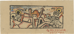 Lot 8180, Auction  125, Teltscher, Georg, Kleines Dorf