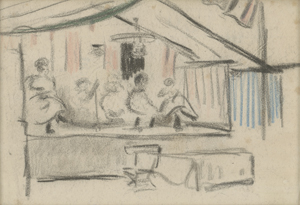 Lot 8209, Auction  125, Zille, Heinrich, Auf der Bühne