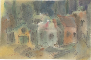 Lot 8312, Auction  125, Hennig, Albert, Dorfansicht