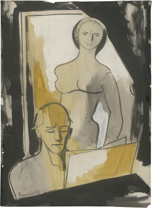 Lot 8409, Auction  125, Strempel, Horst, Im Atelier