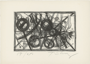 Lot 8419, Auction  125, Tinguely, Jean, Requiem pour une feuille morte