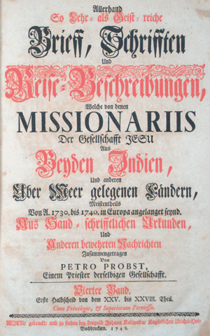 Los 34 - Allerhand so lehr- als geistreiche Brief, Schriften - und Reise-Beschreibungen - 0 - thumb