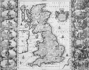 Lot 111, Auction  126, Jansson, Johannes und Horn, Georg, Britannia prout divisa fuit temporibus Anglo-Saxonum