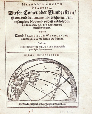 Los 358 - Wendler, Franz - Methodus cometae practica. Görlitz, J. Rhambaw, 1619 - 0 - thumb