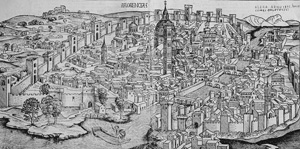 Lot 1018, Auction  126, Schedel, Hartmann, Vedute der Stadt Florenze  aus dem "Liber chronicarum"