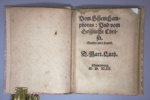 Los 1157 - Luther, Martin - Von Schem Hamphoras - 3 - thumb