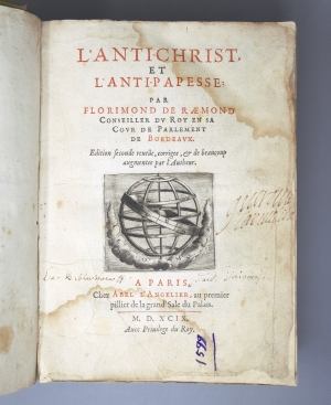 Los 1180 - Raemon, Florimond de - L'anti-christ et l'anti-papesse. Paris 1599 - 3 - thumb