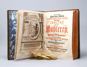 Lot 1250, Auction  126, Leonardo da Vinci, Tractat von der Mahlerey. Nürnberg, Weigel, 1747. - Zweite deutsche Ausgabe