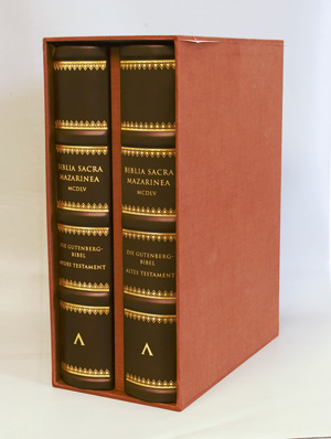 Lot 1280, Auction  126, Biblia Sacra Mazarinea, Faksimile der Gutenberg-Bibel aus der Mazarin-Bibliothek