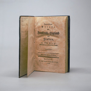 Lot 2046, Auction  126, Hartig, Franz Anton von, Interessante Briefe über Frankreich, England und Italien