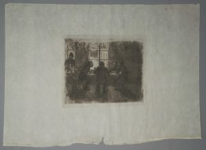 Los 2616 - Kollwitz, Käthe - Brief über den Weber-Zyklus. Dabei eine Radierung. 1917 - 3 - thumb