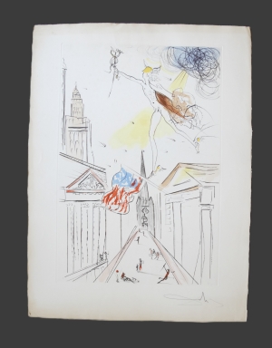 Los 3053 - Dali, Salvador - 29 kolorierte und pochoir-kolorierte Original-Kaltnadelradierungen auf Arches-Velin - 7 - thumb