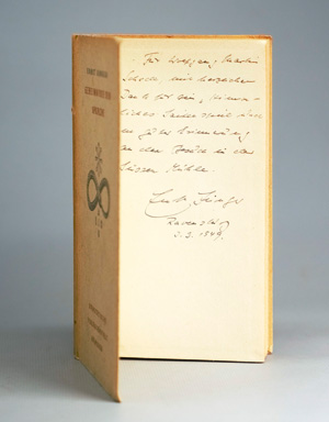 Lot 3200, Auction  126, Jünger, Ernst, Geheimnisse der Sprache. Hamburg 1939. - Erste Ausgabe. - Widmungsexemplar. 