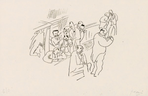 Lot 3330, Auction  126, Morand, Paul und Pascin, Jules - Illustr., Fermé la Nuit (Vorzugsausgabe)