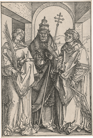Lot 5109, Auction  126, Dürer, Albrecht, Die heiligen Stephan, Sixtus und Lorenz