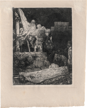 Los 5198 - Rembrandt Harmensz. van Rijn - Die Kreuzabnahme bei Fackelschein. - 0 - thumb