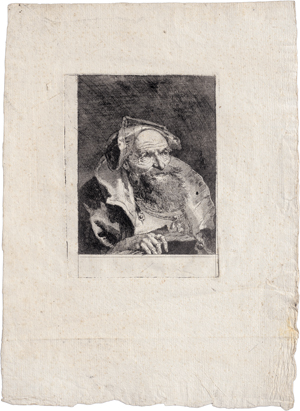 Los 5335 - Tiepolo, Giovanni Domenico - Alter Mann mit Buch - 0 - thumb