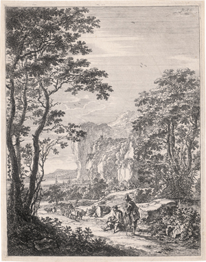 Lot 5510, Auction  126, Both, Jan, Die Landschaft mit dem Ochsenkarren
