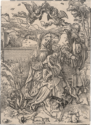 Lot 5546, Auction  126, Dürer, Albrecht, Die Heilige Familie mit den Hasen