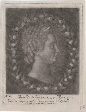 Lot 5617, Auction  126, Liotard, Jean-Étienne, Bildnis Maria Theresias im Profil, Kaiserin von Österreich