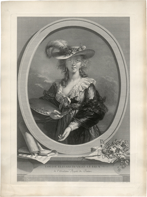 Los 5629 - Müller, Johann Gotthard von - Selbstbildnis der Malerin Louise Elisabeth Vigée Lebrun - 0 - thumb