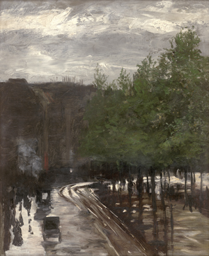 Los 6217 - Französisch - 1880er Jahre. Verregneter Pariser Boulevard - 0 - thumb