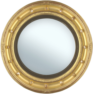 Los 6256 - Spiegelrahmen - Konvex-Spiegel im Regency-Stil, Englisch 19. Jh. - 1 - thumb