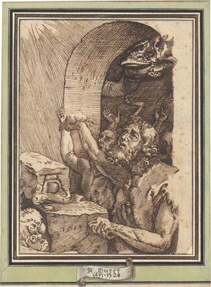 Lot 6501, Auction  126, Deutsch, Ende 16. Jh. Johannes der Täufer und die verdammten Seelen in der Vorhölle