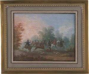 Los 6586 - Blarenberghe, Louis-Nicolas van - Umkreis - Kleine Landschaft mit Hirschjagd - 0 - thumb