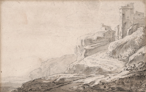 Lot 6660, Auction  126, Carabain, Jacques François Joseph, Steiler Weg zum Kastell