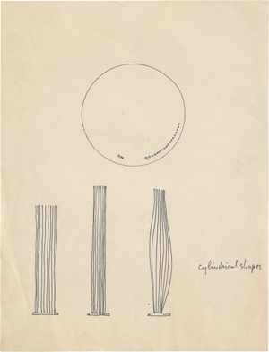 Lot 8037, Auction  126, Bertoia, Harry, Cylindrical shapes