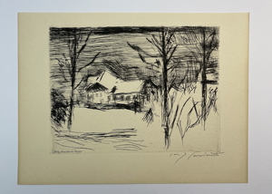 Los 8083 - Corinth, Lovis - Walchensee mit Jochberg; Winter am Walchensee - 1 - thumb