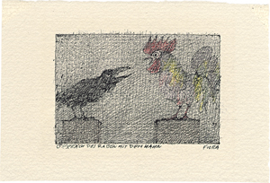 Lot 8099, Auction  126, Flora, Paul, Gespräch des Raben mit dem Hahn