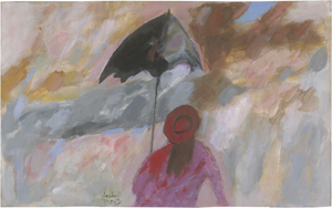 Lot 8157, Auction  126, Laabs, Hans, Frau mit Schirm