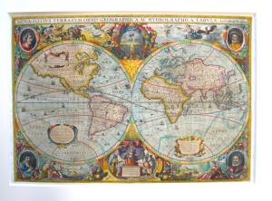 Los 22 - Hondius, Henricus - Nova Totius Terrarum Orbis Geographica ac Hydrographica Tabula - 4 - thumb
