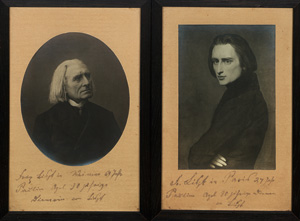 Lot 453, Auction  127, Held, Louis, Franz Liszt - Zwei Fotografien
