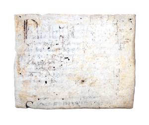 Los 1001 - Rhetorica - De retorica eiusdemque nomen". Incipit-Fragment einer lateinischen Handschrift auf Pergament.  - 2 - thumb