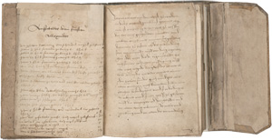 Rosarium philosophorum, Alchemistische Sammelhandschrift. Deutsche Handschrift auf Papier. 